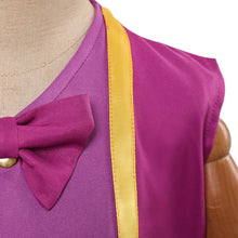 Laden Sie das Bild in den Galerie-Viewer, Purple Council Toad Kinder Kostüm The Super Mario Bros. Movie Cosplay Outfit