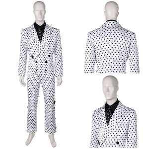 Purple Rain Prince Rogers Nelson Black & White Kostüm Cosplay Outfits