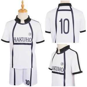 Reo Mikage BLUE LOCK Weiß Team Uniform Cosplay Kostüm Set