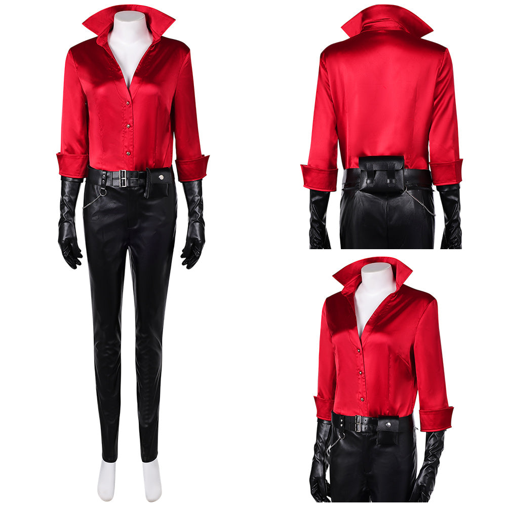 Resident Evil Ada Wong rot Cosplay Kostüm Set