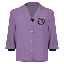 Laden Sie das Bild in den Galerie-Viewer, Romance Saja Lila Shirt Kpop Demon Hunters Saja Boys Romance Saja Cosplay Outfits