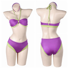 Laden Sie das Bild in den Galerie-Viewer, Scooby-Doo Daphne Blake lila 2tlg. Bademode Cosplay Outfits