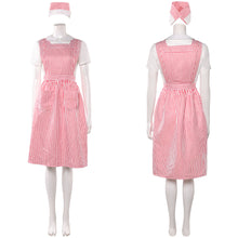 Laden Sie das Bild in den Galerie-Viewer, Stranger Things Nancy Wheeler rosa Kleid Cosplay Outfit