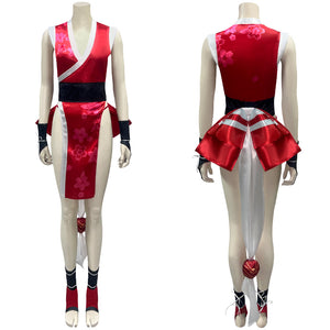 Street Fighter 6 Mai Shiranui rot Cosplay Kostüm Outfits