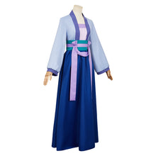 Laden Sie das Bild in den Galerie-Viewer, The Apothecary Diaries Maomao blau Hanfu Cosplay Outfits