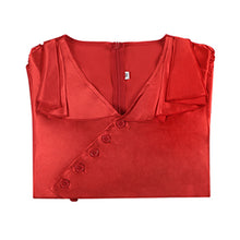 Laden Sie das Bild in den Galerie-Viewer, The Bride rot Kleid Bride of Frankenstein The Bride Cosplay Kostüm