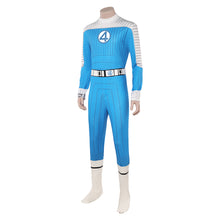Laden Sie das Bild in den Galerie-Viewer, The Fantastic Four: First Steps (2025) The Thing blau Jumpsuit Benjamin Jacob Cosplay Kostüm 
