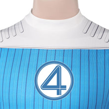 Laden Sie das Bild in den Galerie-Viewer, The Fantastic Four: First Steps (2025) The Thing blau Jumpsuit Benjamin Jacob Cosplay Kostüm 