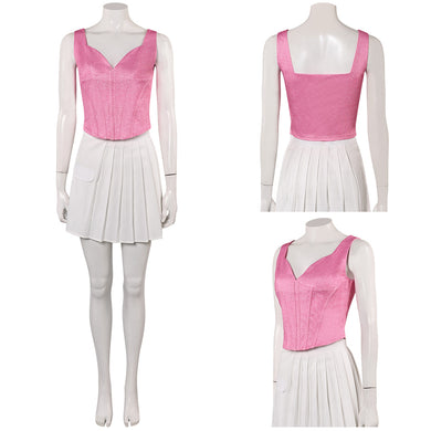 The Substance (2024) Die Substanz Sue rosa Cosplay Outfits