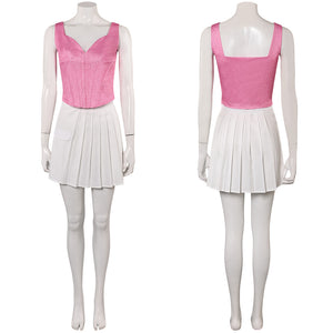 The Substance (2024) Die Substanz Sue rosa Cosplay Outfits