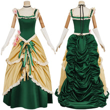 Laden Sie das Bild in den Galerie-Viewer, The Ugly Stepsister Elvira grün Kleid Cosplay Outfits