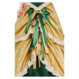 The Ugly Stepsister Elvira grün Kleid Cosplay Outfits