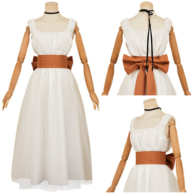 The Ugly Stepsister Elvira weiß Kleid Cosplay Outfits