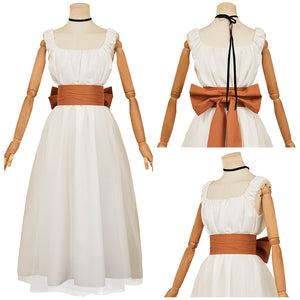 The Ugly Stepsister Elvira weiß Kleid Cosplay Outfits