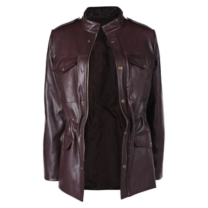 The Walking Dead Carol Peletier Kunstleder Jacke Cosplay Outfits