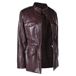 The Walking Dead Carol Peletier Kunstleder Jacke Cosplay Outfits