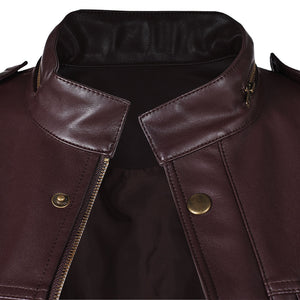 The Walking Dead Carol Peletier Kunstleder Jacke Cosplay Outfits