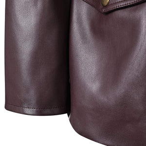 The Walking Dead Carol Peletier Kunstleder Jacke Cosplay Outfits