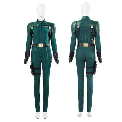Thunderbolts* (2025) Yelena Belova grün Jumpsuit Cosplay Kostüm