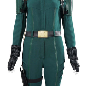 Thunderbolts* (2025) Yelena Belova grün Jumpsuit Cosplay Kostüm