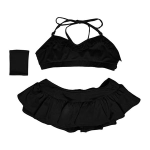 Tifa Lockhart schwarz Bademode Final Fantasy Cosplay Outfits
