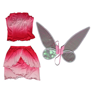 Tinkerbell Rosetta rot Kleid Cosplay Kostüm