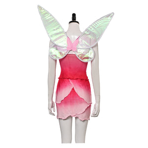 Tinkerbell Rosetta rot Kleid Cosplay Kostüm