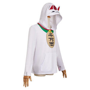Turbo Granny weiß Hoodie Dandadan Granny Outfits