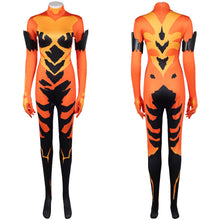 Laden Sie das Bild in den Galerie-Viewer, Volcanikka orange Jumpsuit Invincible Volcanikka Cosplay Outfit