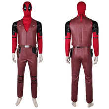 Laden Sie das Bild in den Galerie-Viewer, Wade Wilson Deadpool Kid Kostüm Set Deadpool &amp; Wolverine (2024) Cowboy Deadpool Cosplay Outfits