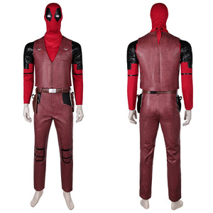 Wade Wilson Deadpool Kid Kostüm Set Deadpool & Wolverine (2024) Cowboy Deadpool Cosplay Outfits