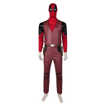 Laden Sie das Bild in den Galerie-Viewer, Wade Wilson Deadpool Kid Kostüm Set Deadpool &amp; Wolverine (2024) Cowboy Deadpool Cosplay Outfits