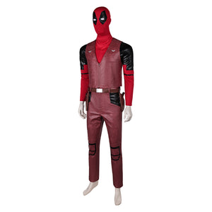 Wade Wilson Deadpool Kid Kostüm Set Deadpool & Wolverine (2024) Cowboy Deadpool Cosplay Outfits