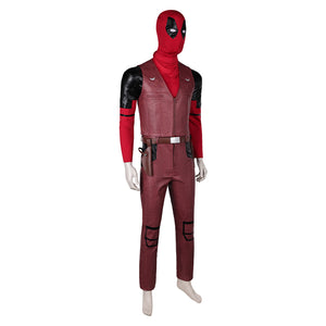 Wade Wilson Deadpool Kid Kostüm Set Deadpool & Wolverine (2024) Cowboy Deadpool Cosplay Outfits