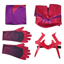 Laden Sie das Bild in den Galerie-Viewer, Wanda Maximoff Scarlet Witch rot Outfits Cosplay Kostüm