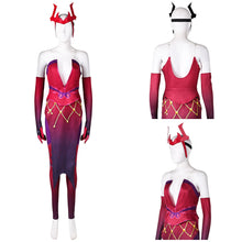 Laden Sie das Bild in den Galerie-Viewer, Wanda Maximoff Scarlet Witch rot Outfits Cosplay Kostüm