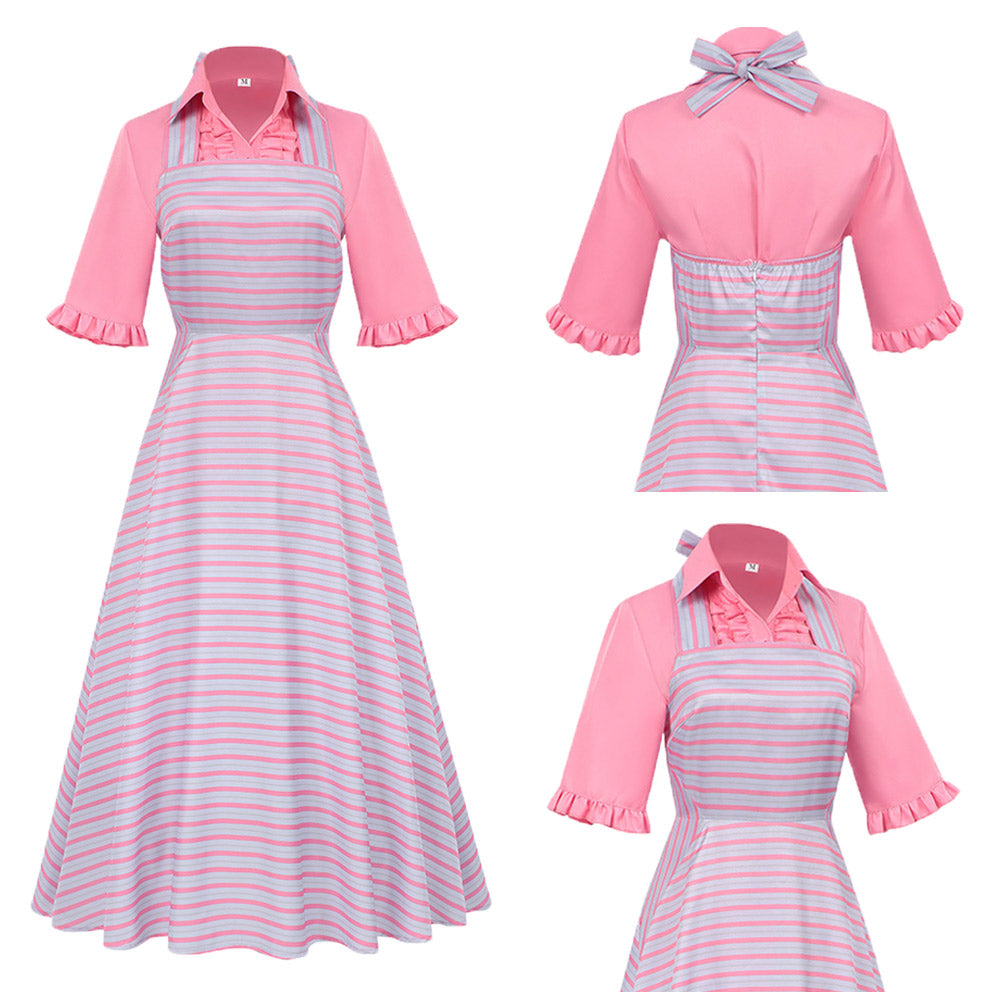 Wicked 2025 For Good Glinda Dienstmädchen rosa Cosplay Outfits