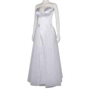Wicked 2025 Glinda weiß Kleid Cosplay Kostüm