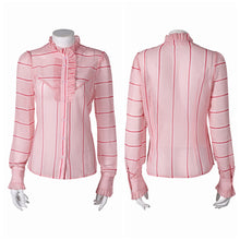 Laden Sie das Bild in den Galerie-Viewer, Wicked Glinda rosa Shirt Cosplay Outfits