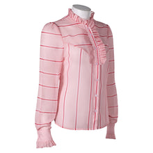 Laden Sie das Bild in den Galerie-Viewer, Wicked Glinda rosa Shirt Cosplay Outfits