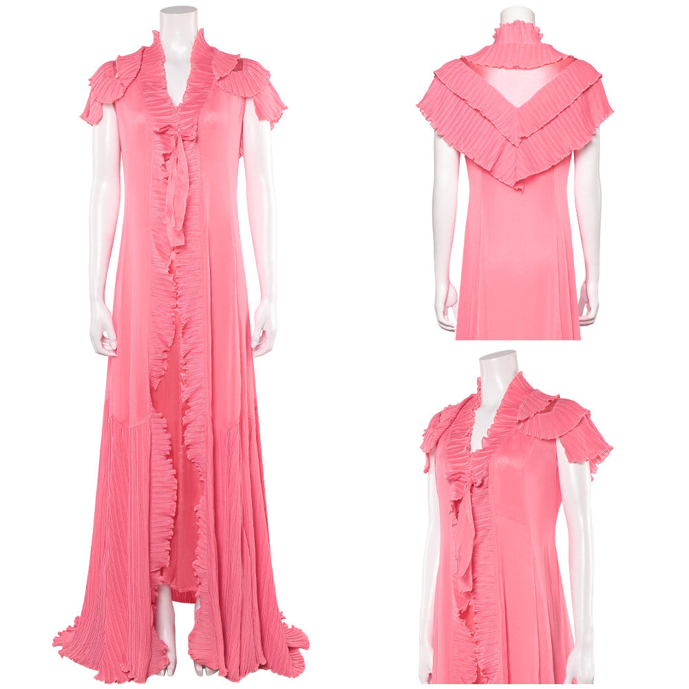 Wicked: For Good 2025 Glinda rosa Nachthemd Cosplay Outfits