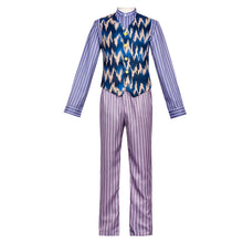 Laden Sie das Bild in den Galerie-Viewer, Willy Wonka rot Kostüm Charlie und die Schokoladenfabrik Wonka Cosplay Outfit 