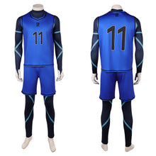 Laden Sie das Bild in den Galerie-Viewer, Yoichi Isagi blau Uniform BLUE LOCK Team Z Uniform Cosplay Outfit