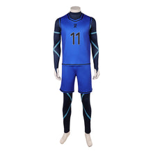 Laden Sie das Bild in den Galerie-Viewer, Yoichi Isagi blau Uniform BLUE LOCK Team Z Uniform Cosplay Outfit