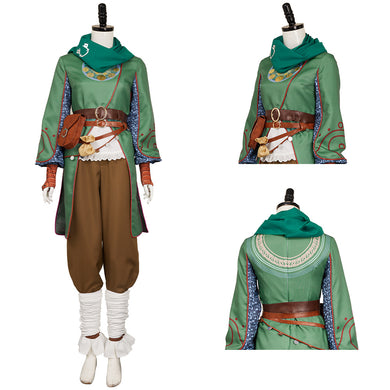 Zoe grün Kostüm Split Fiction Zoe Cosplay Outfits
