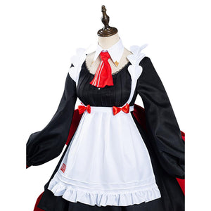 Genshin Impact x KFC Noelle Dienstmädchen Kleid Cosplay Halloween Karneval Kostüm