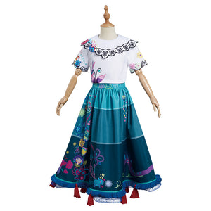 Kinder Encanto Mirabel Kleid Cosplay Kostüme Halloween Karneval Outfits