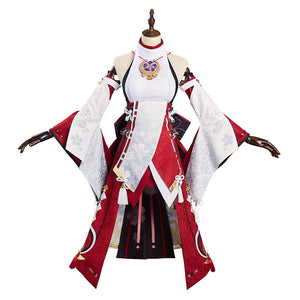 Genshin Impact - Yae Miko Cosplay Kostüm Halloween Karneval Outfits Stil B