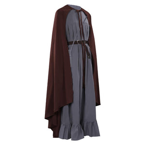 Gandalf The Lord of the Rings schwarze Robe Cosplay Kostüm Halloween Karneval Umhang