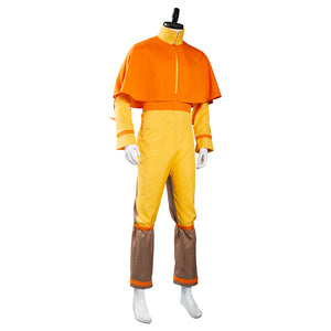 Avatar Aang Jumpsuit Avatar Der Herr der Elemente Aang Cosplay Halloween Karneval Kostüm